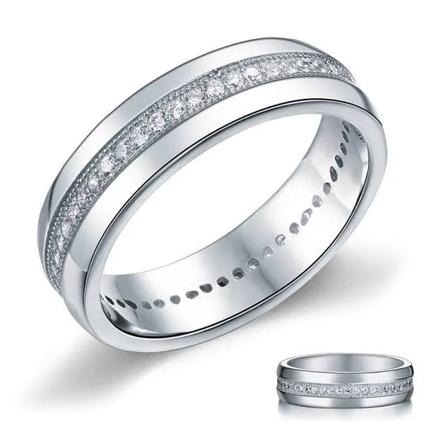 Men's Wedding Band Created Diamond Ring