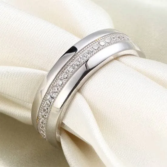 Men's Wedding Band Created Diamond Ring