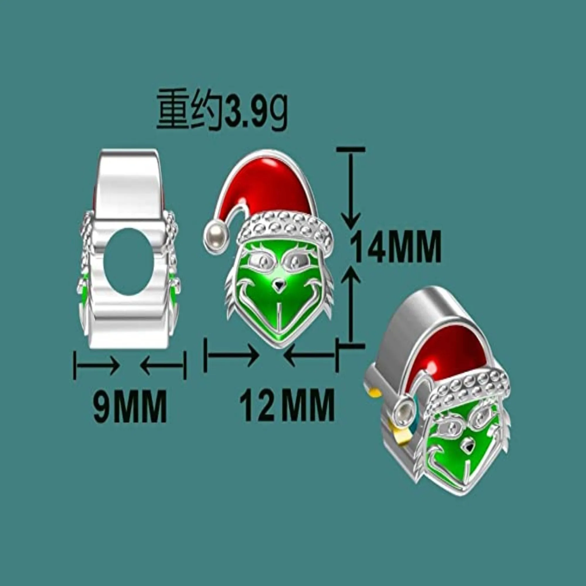 Mischievous Christmas Bead Charm