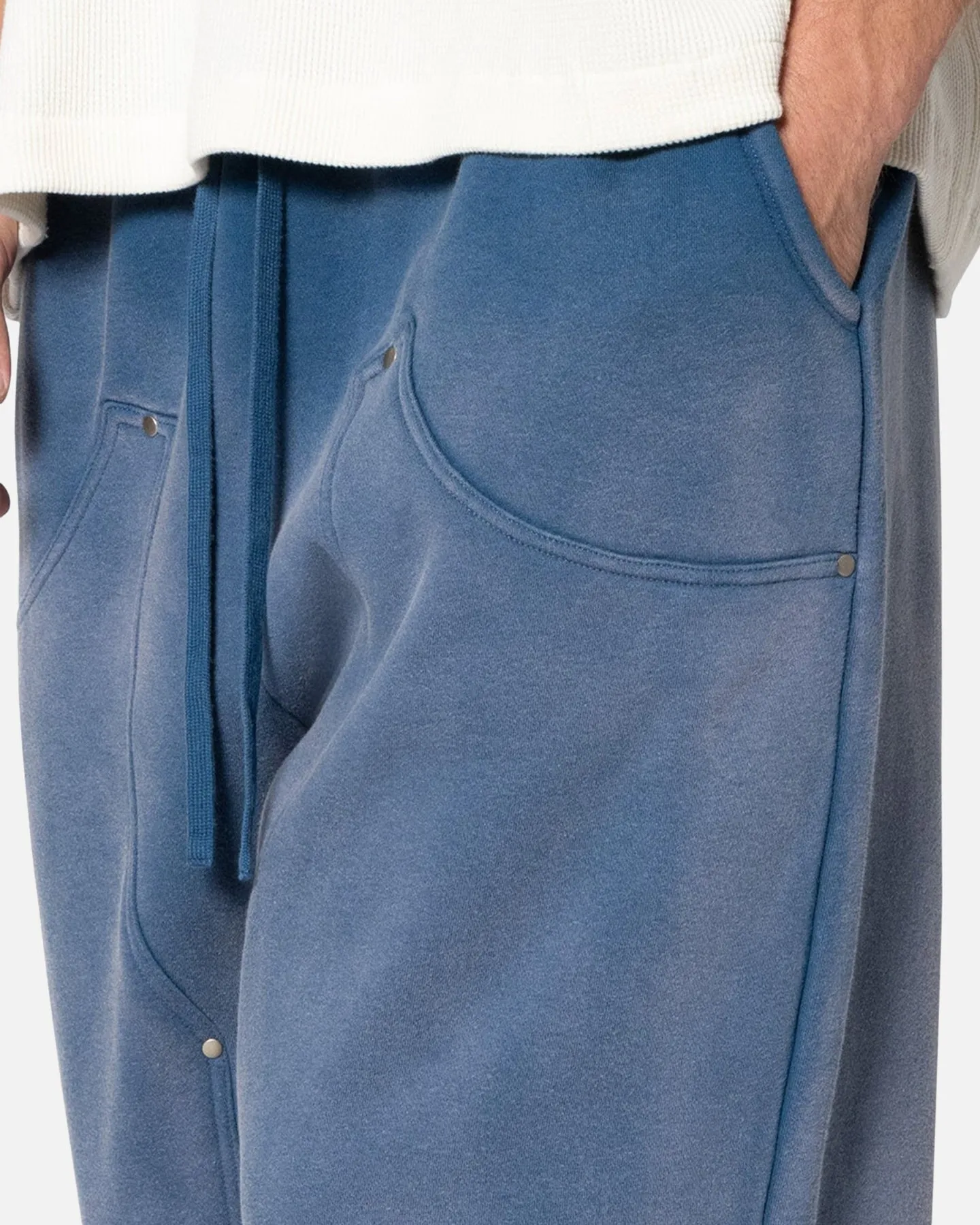 MNML West Double Knee Sweatpants Blue