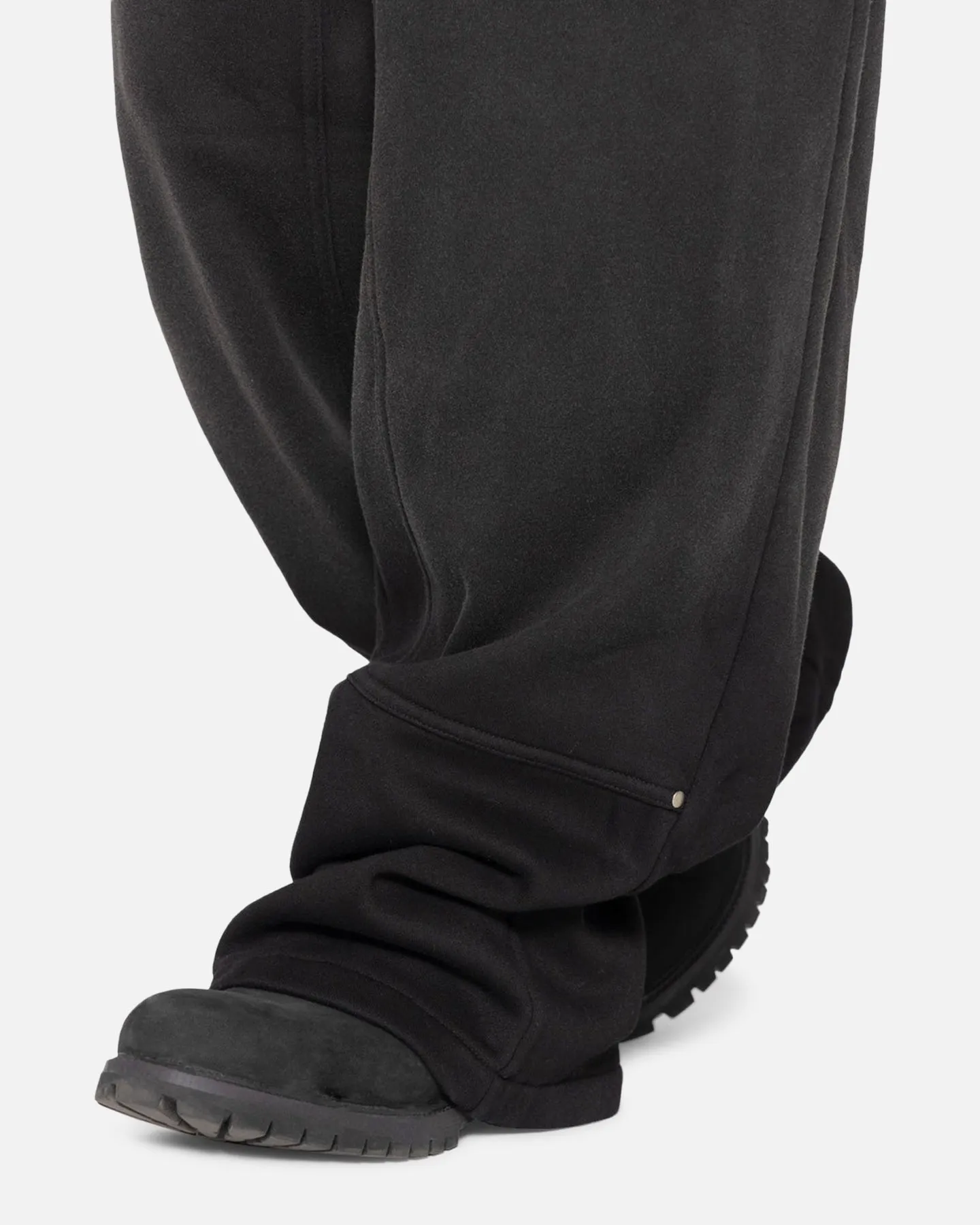 MNML West Double Knee Sweatpants Washed Black