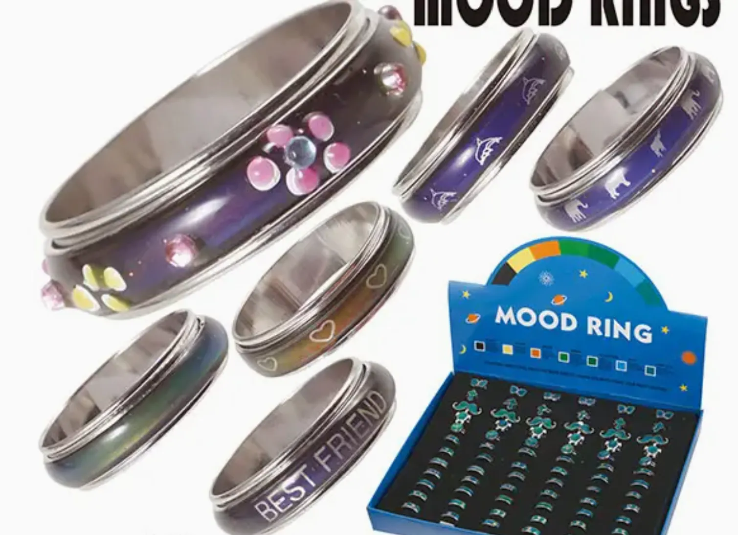 Mood Spinner Rings