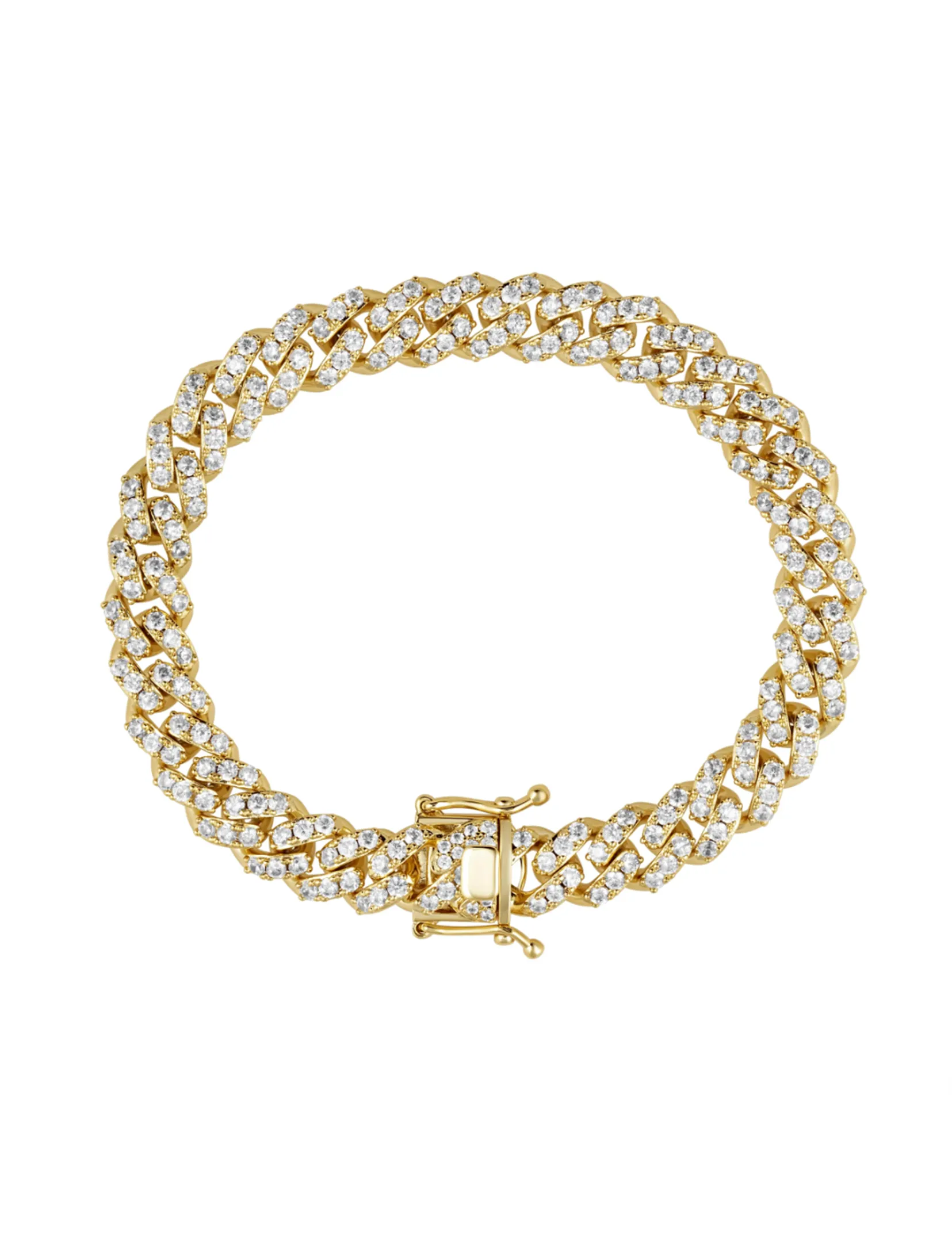 Nikki Pave Bracelet, Gold