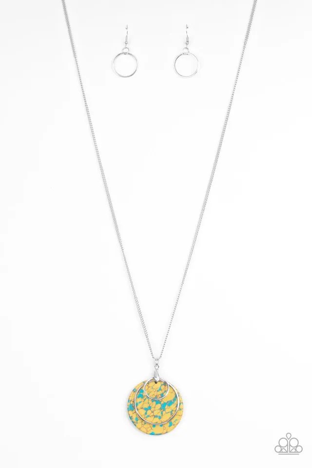 Paparazzi Necklace ~ Sahara Equinox - Yellow