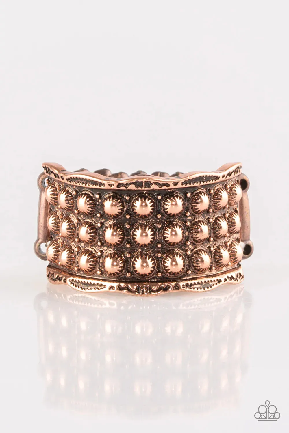 Paparazzi Ring ~ Call To Arms - Copper