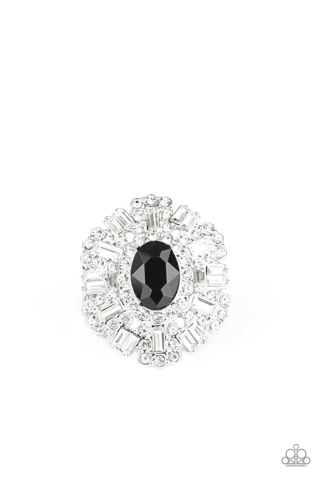 Paparazzi Ring ~ Iceberg Ahead - Black