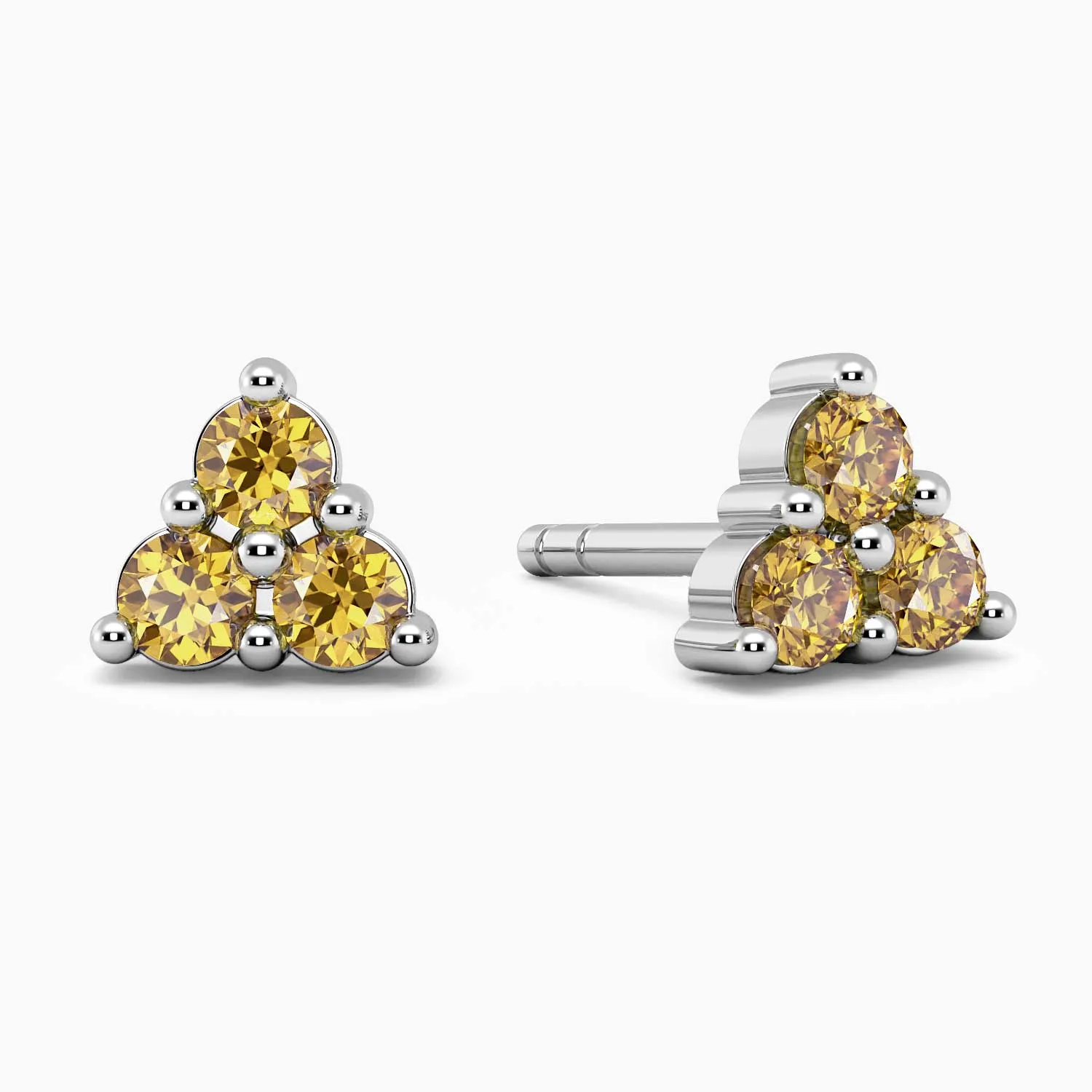 Petite Trio Citrine Earrings - Irosk Australia ®