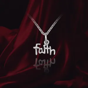 "Faith" Charm Pendant