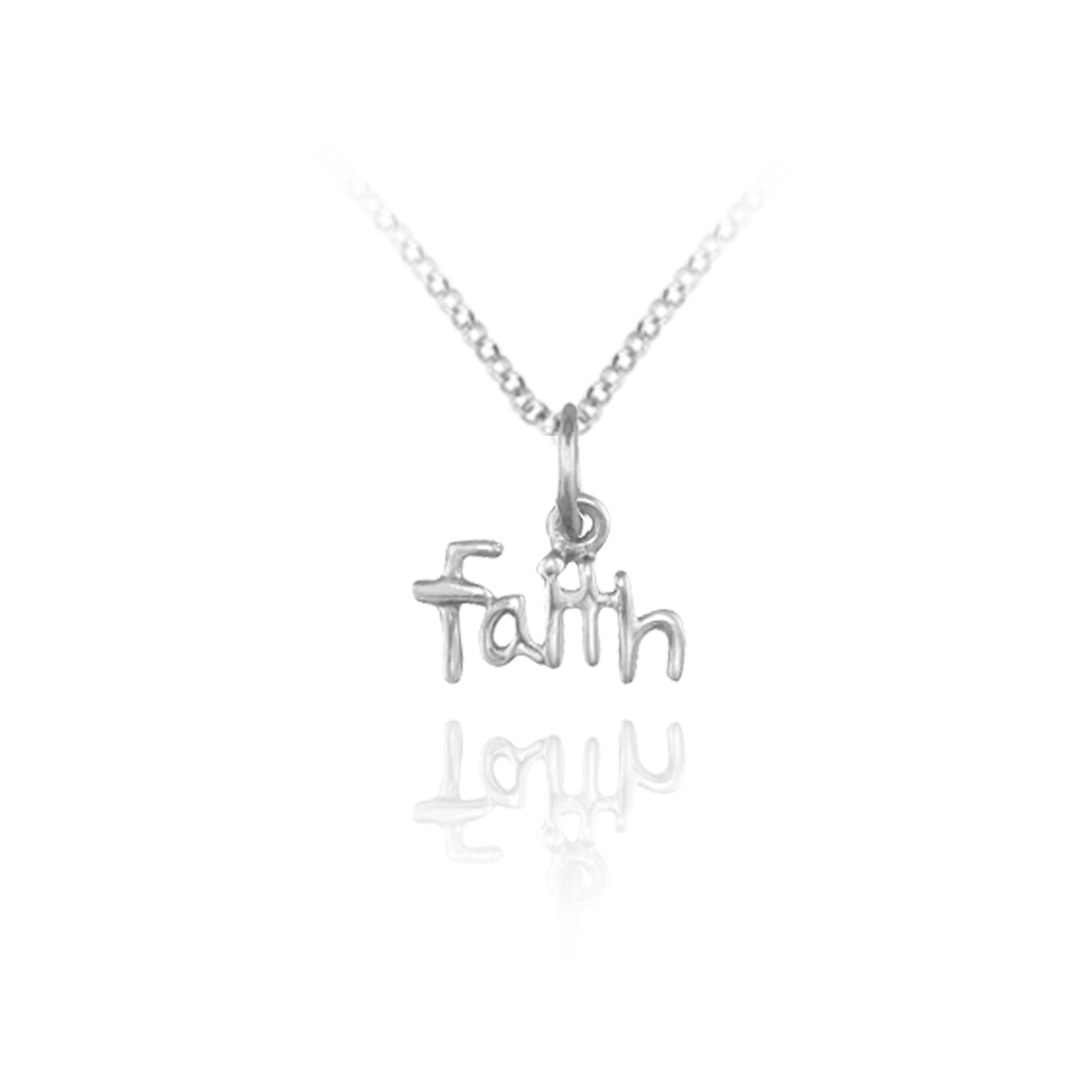 "Faith" Charm Pendant