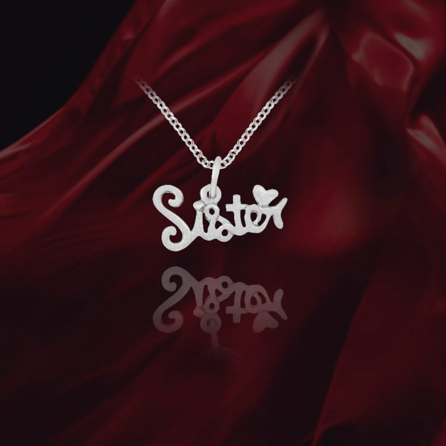 "Sister" Charm Pendant