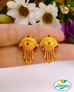 REGAL GOLD PLATED EARRINGS