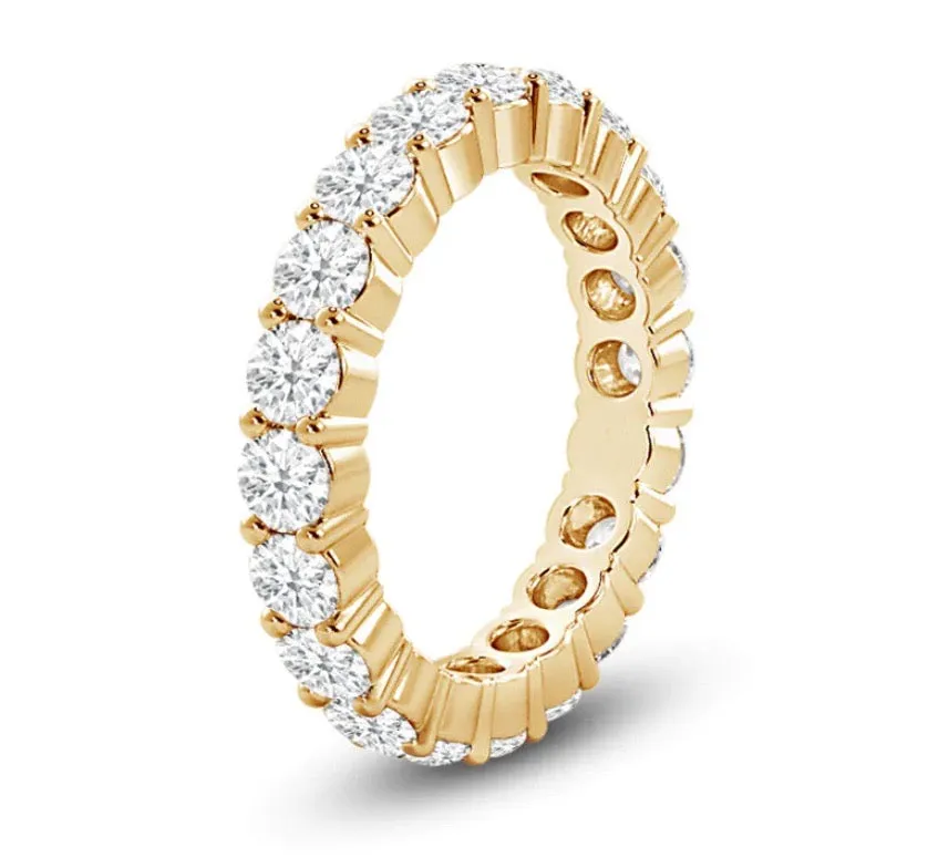 Round Lab Grown Diamond Eternity Band