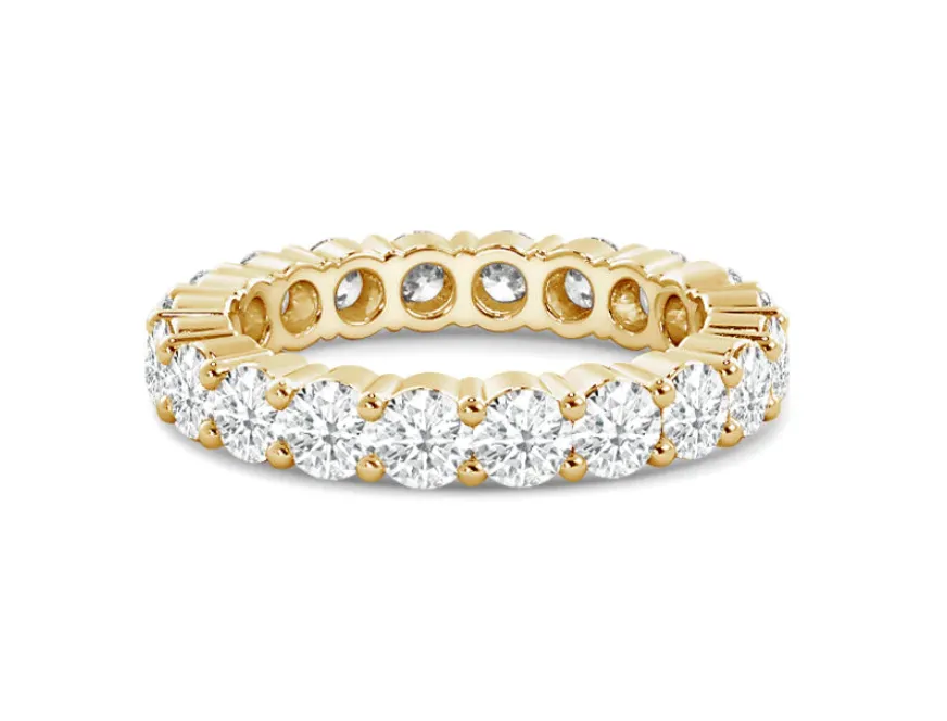 Round Lab Grown Diamond Eternity Band