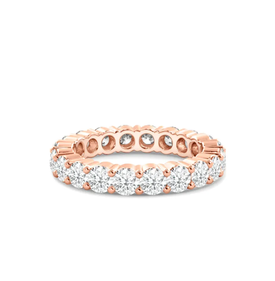 Round Lab Grown Diamond Eternity Band