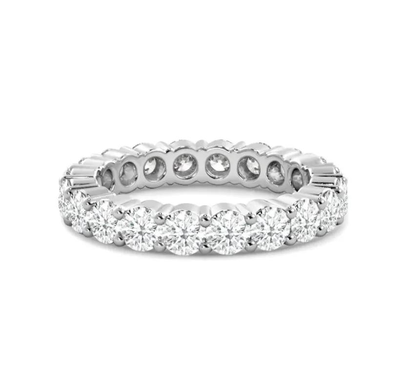 Round Lab Grown Diamond Eternity Band