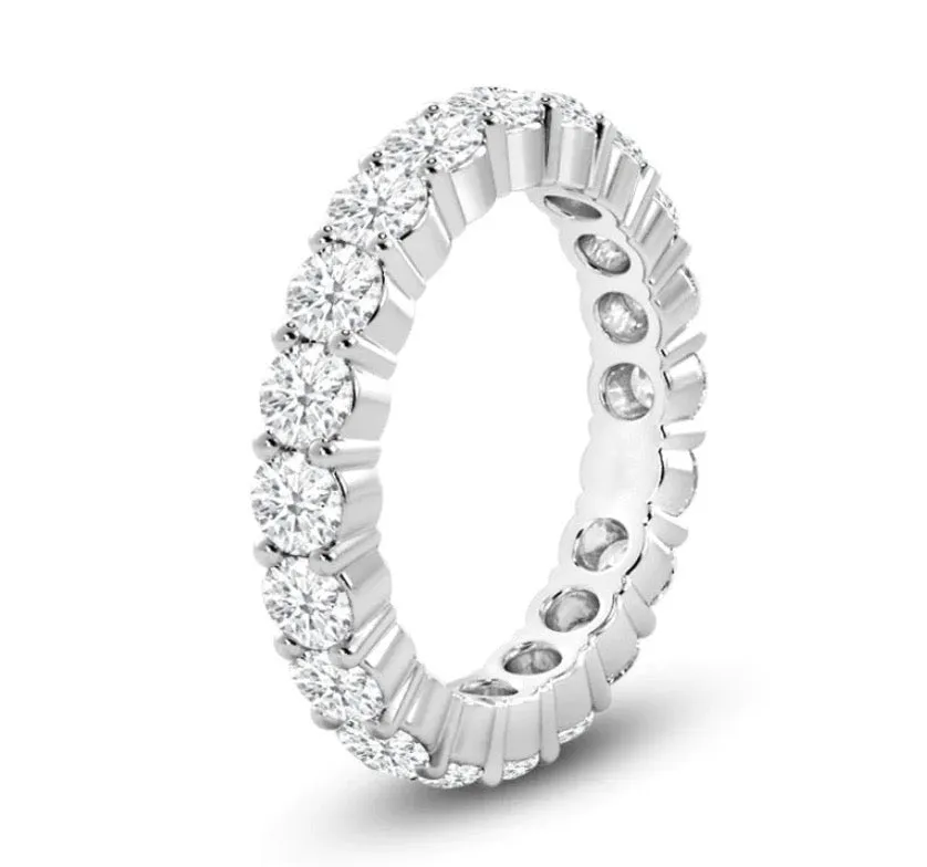 Round Lab Grown Diamond Eternity Band