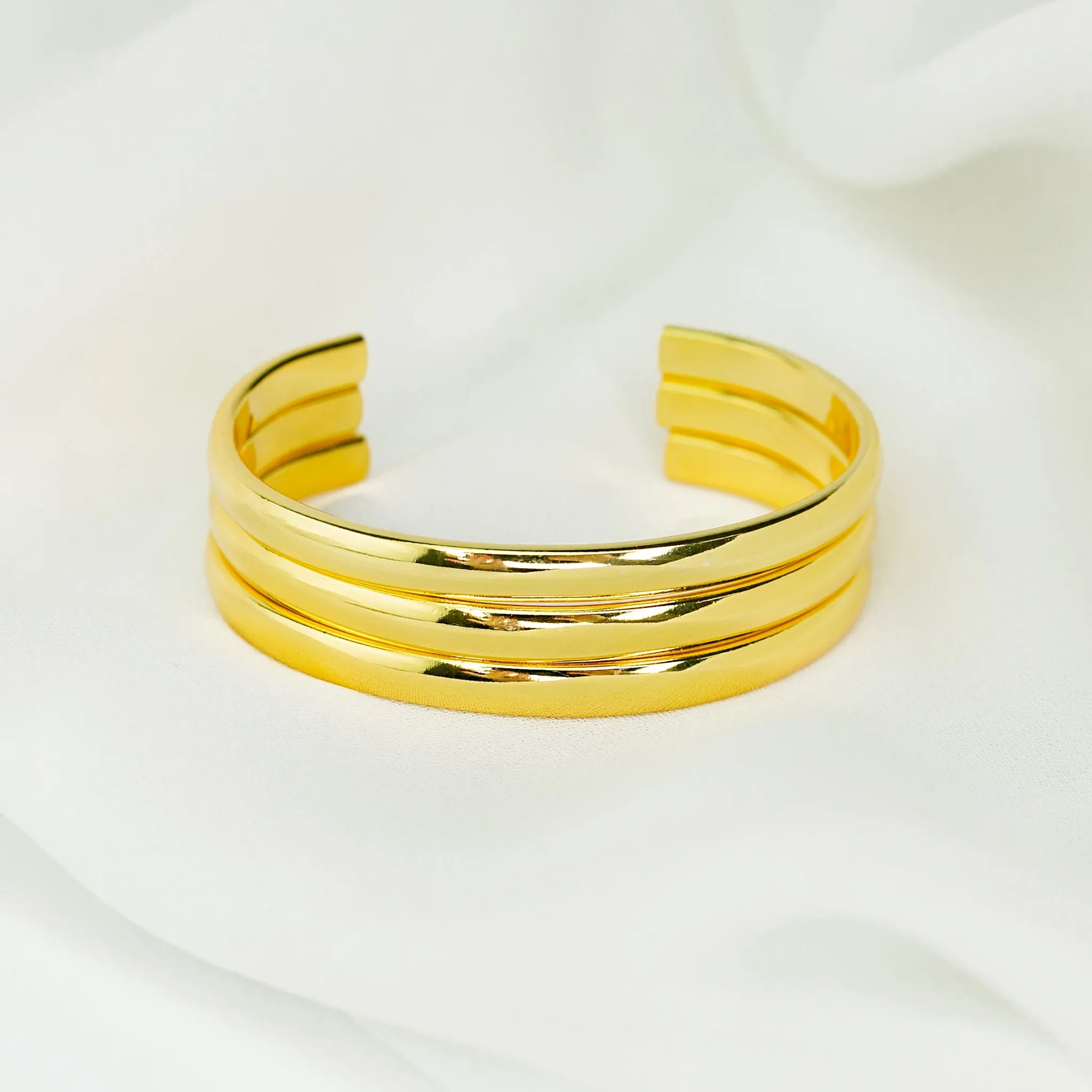 Smooth Domed Cuff Bracelet - Imperfect