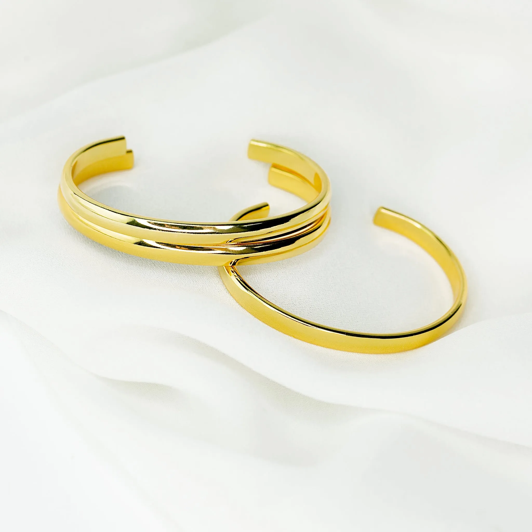 Smooth Domed Cuff Bracelet - Imperfect