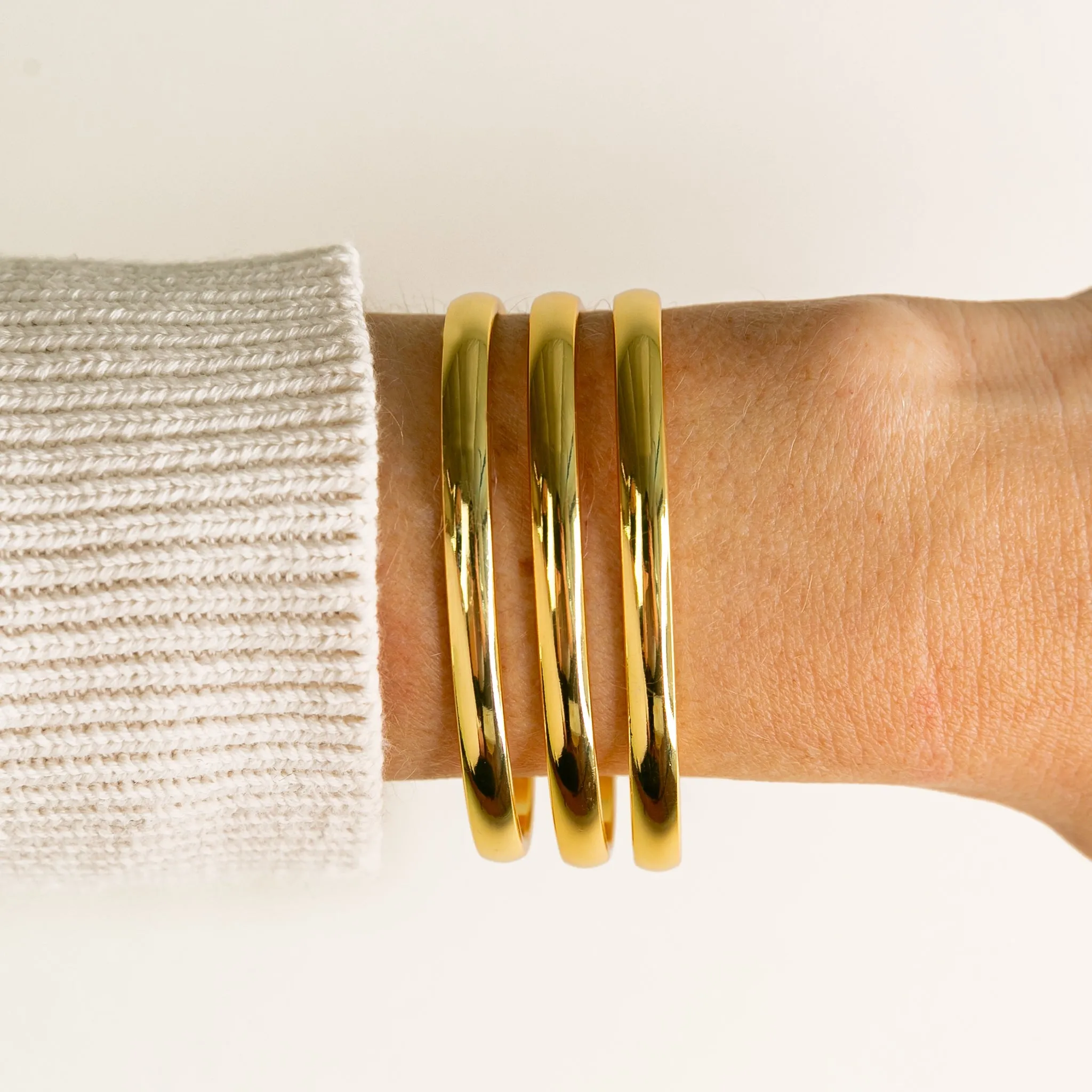 Smooth Domed Cuff Bracelet - Imperfect