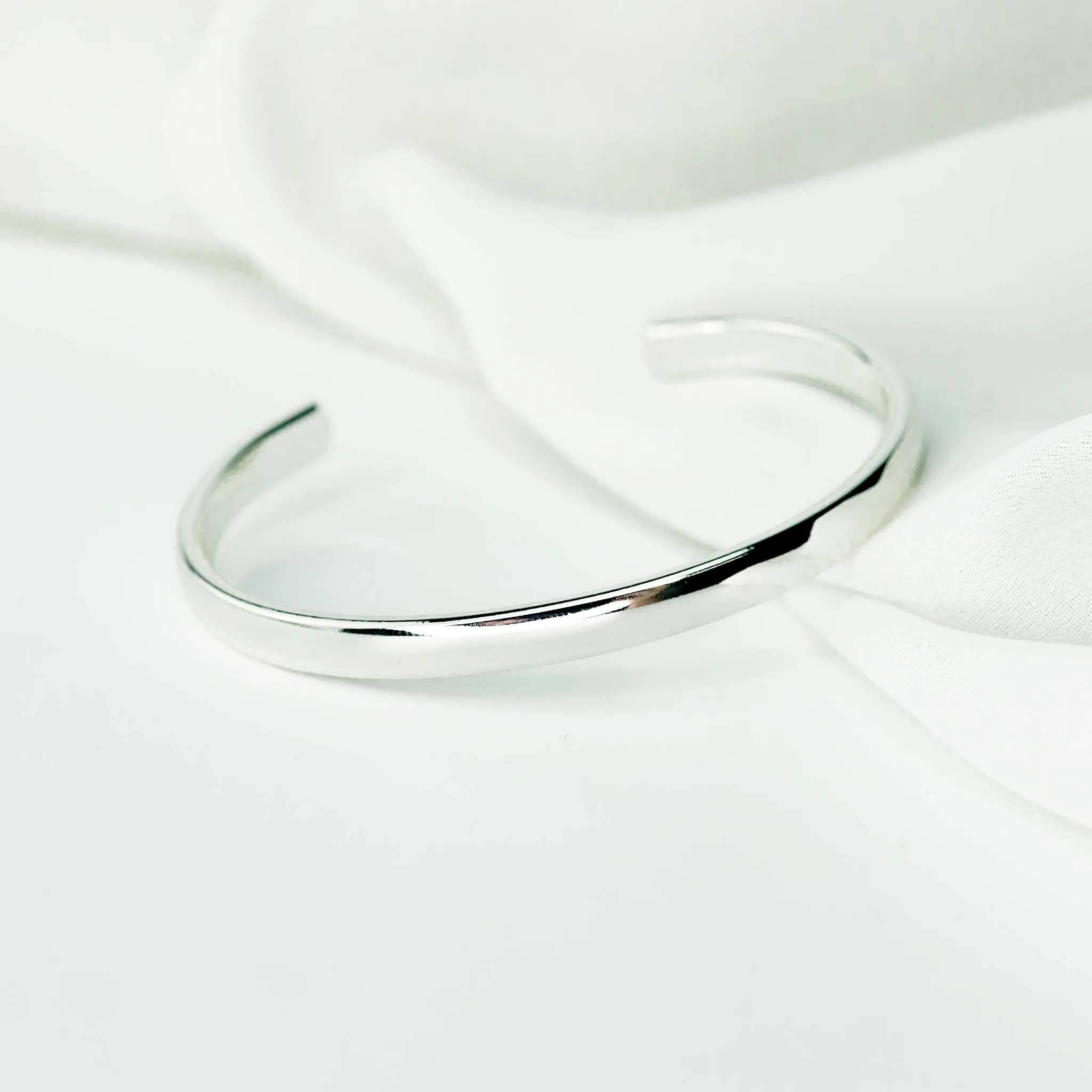 Smooth Domed Cuff Bracelet - Imperfect