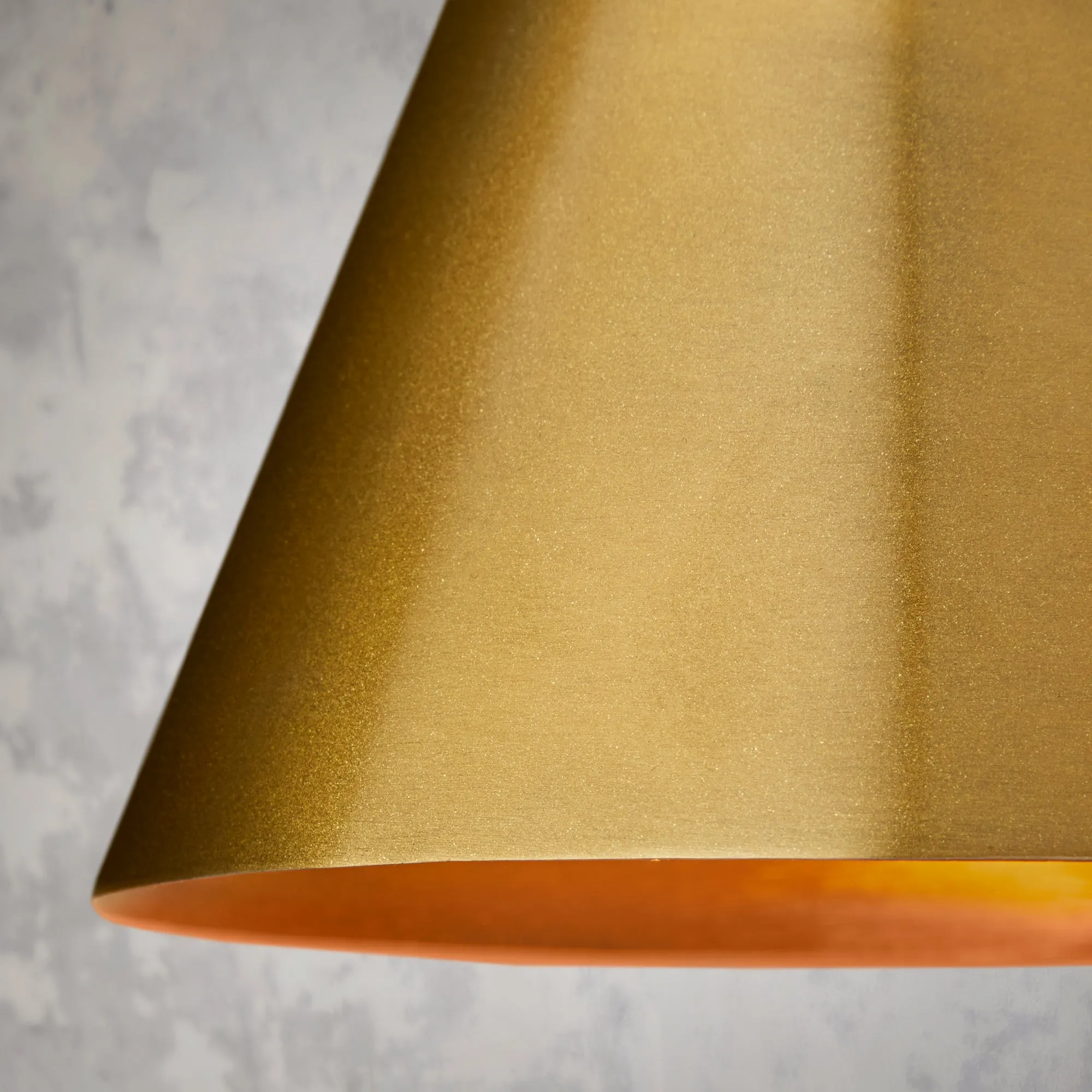 Stanlette pendant shade in antique brass