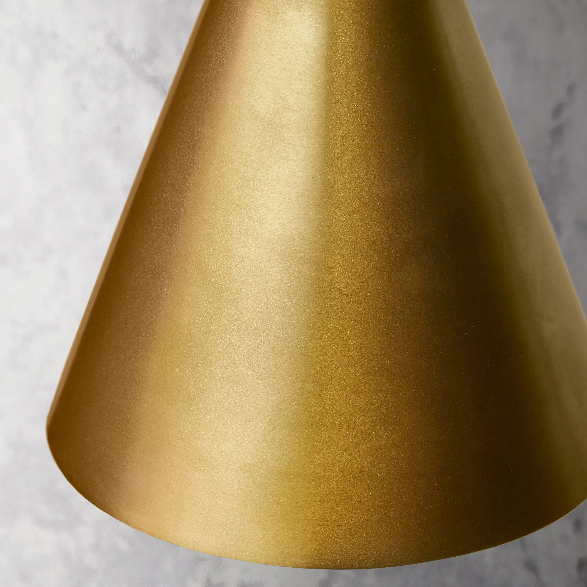 Stanlette pendant shade in antique brass