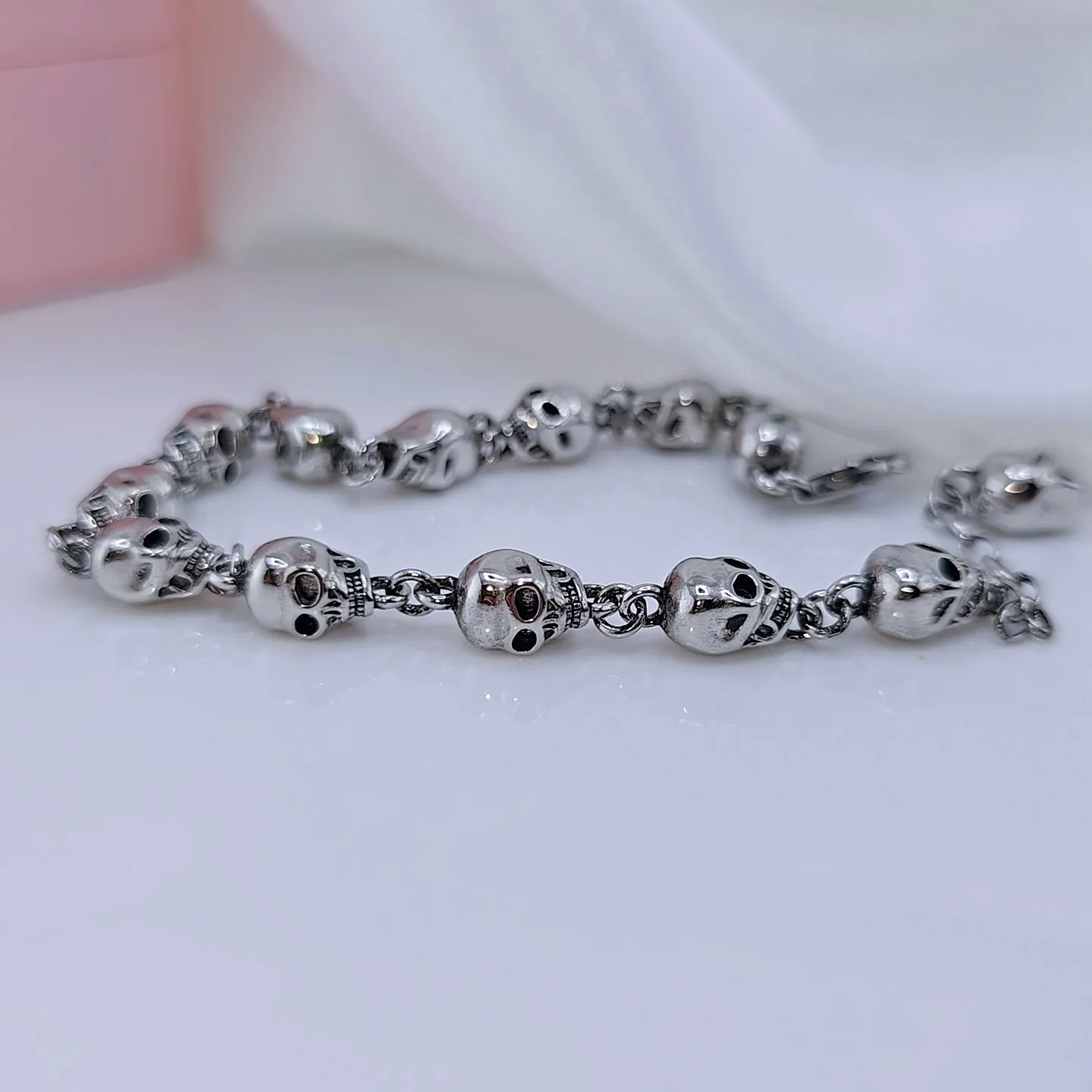 Street Rebel Gothic Skull Bracelet