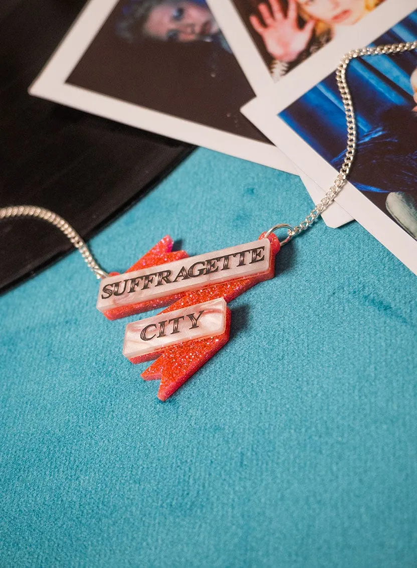 Suffragette City Necklace - Pink