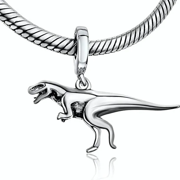 T-Rex Dinosaur Dangle Pendant Charm