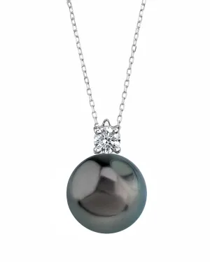 Tahitian South Sea Pearl & Diamond Ellie Pendant