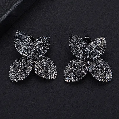 TEEK - Flower Leaf CZ Jewelry