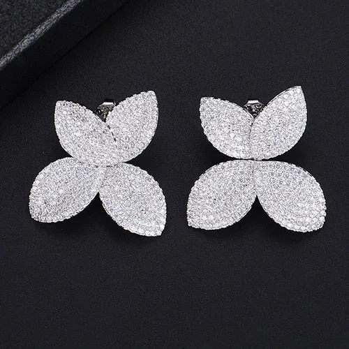 TEEK - Flower Leaf CZ Jewelry