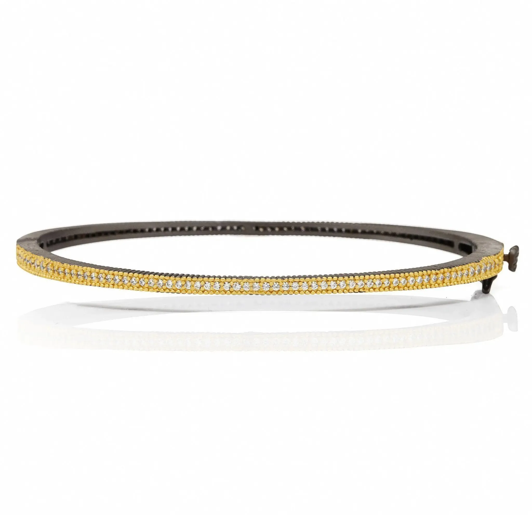 The Classic Pavé Hinge Bangle