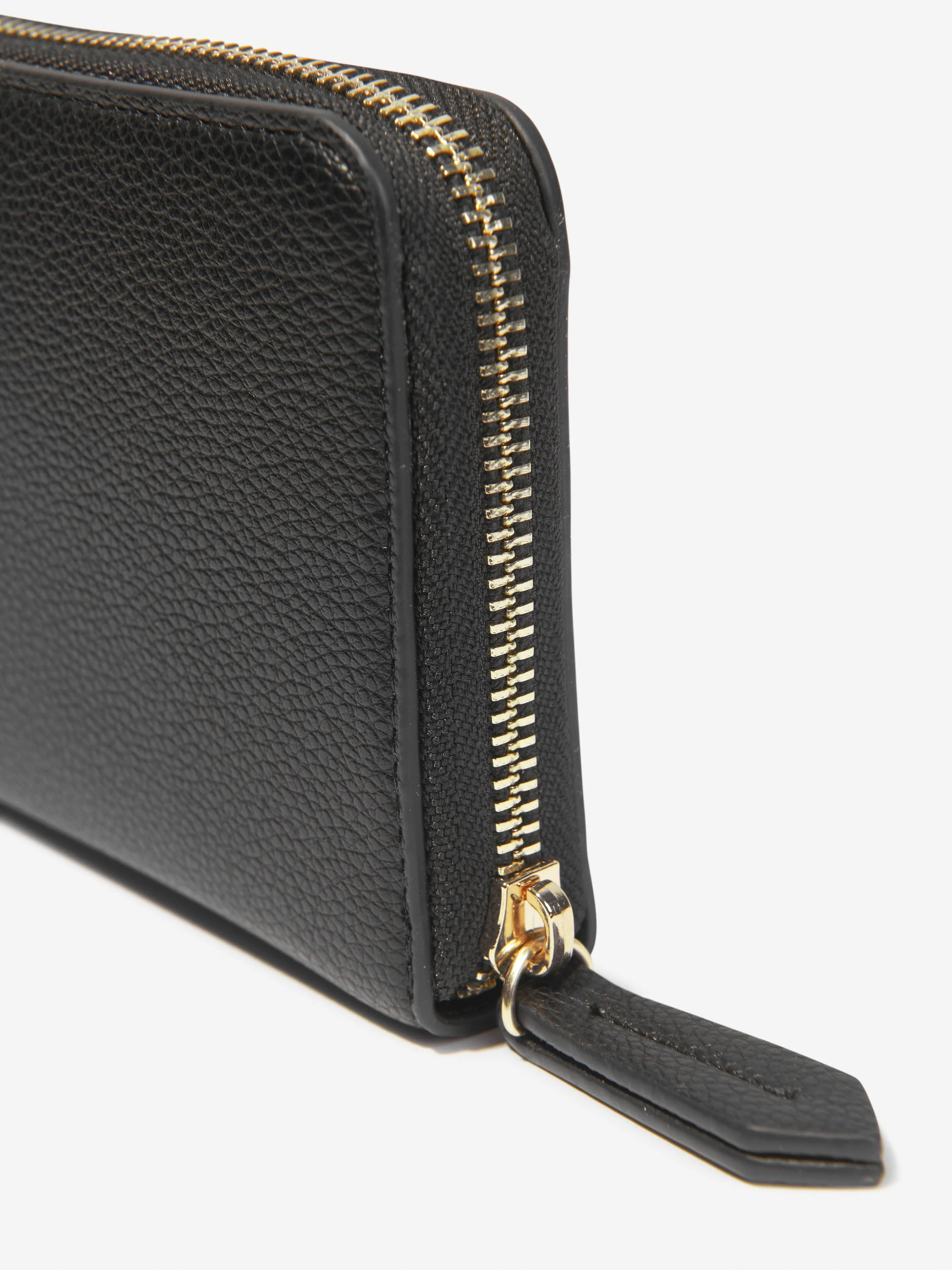 Valentino Girls Pie Re Zip Around Wallet in Black (W: 2.5cm)