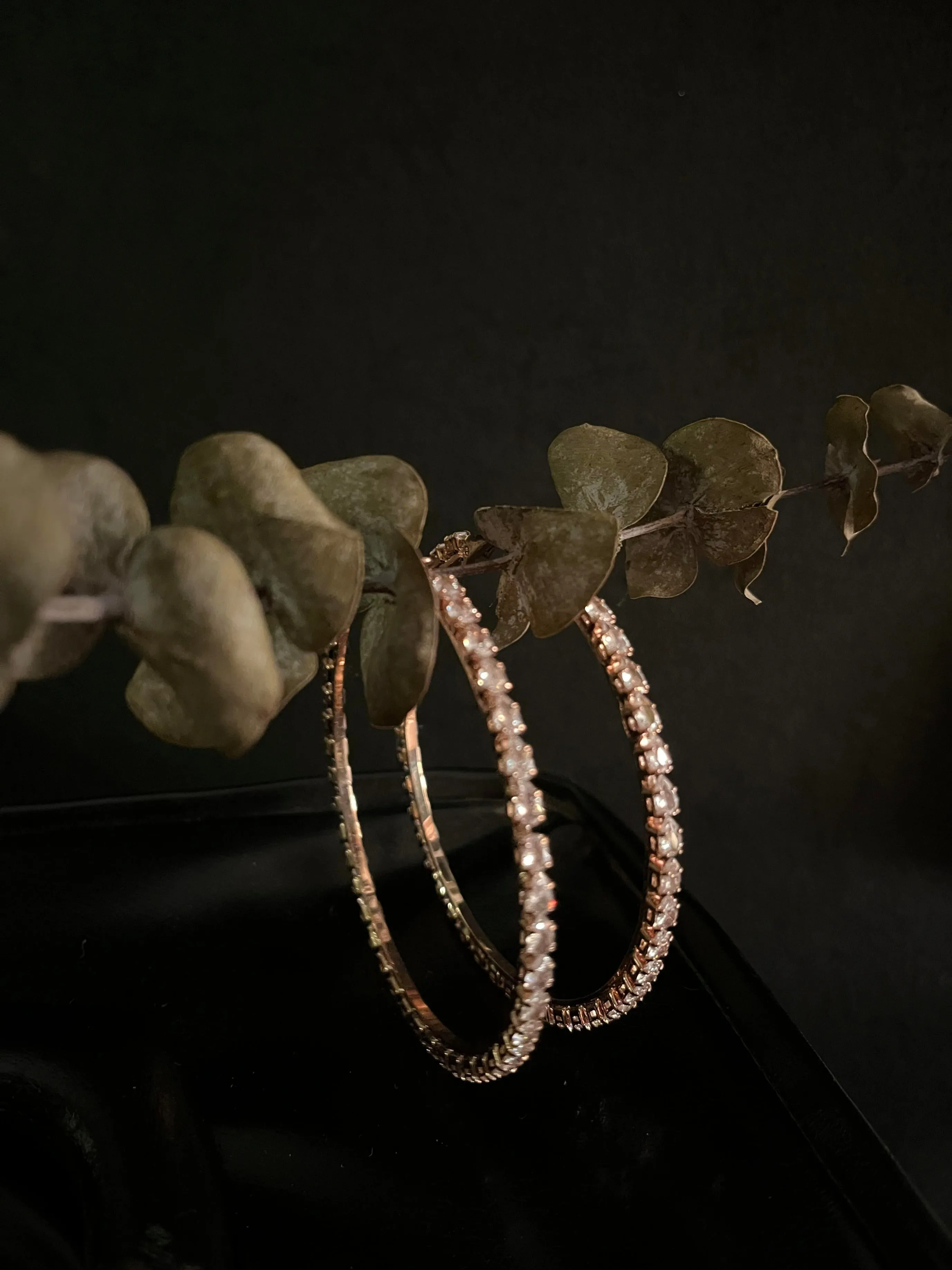 Zia Hoop Rose gold