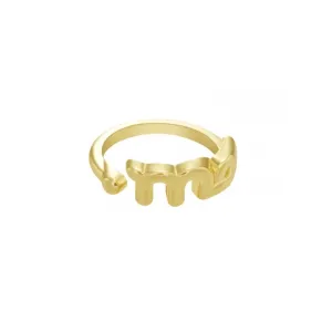 Zodiac Sign Rings - Virgo - Gold